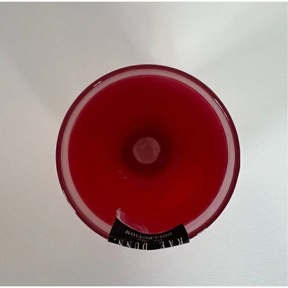 NWT Rae Dunn Stemless Wine Glass With Silicone “Love” Graphic Cozie